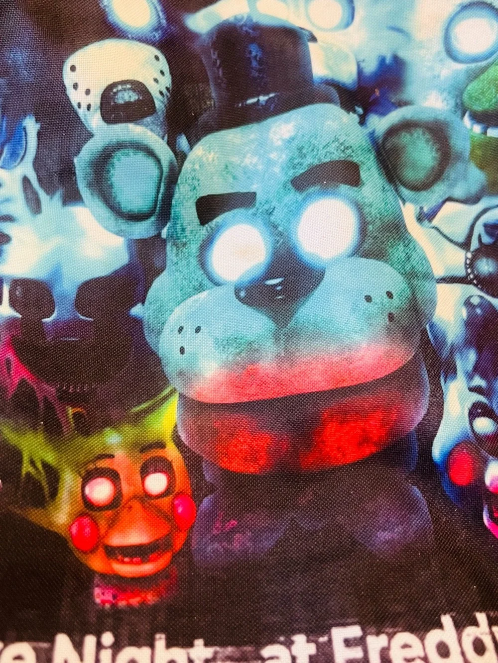 Five Nights at Freddy's 'Help Wanted' Black Graphic kids Backpack